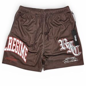 Civil Regime Brown Athletic Men's Shorts
